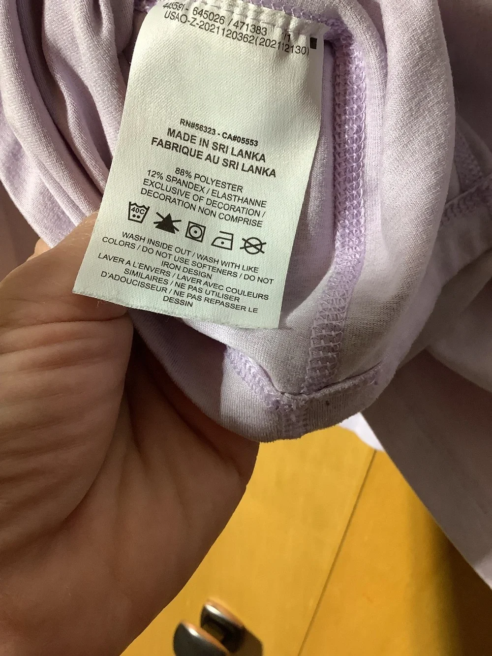 Nike Running pale lilac long sleeved tee, size 2X